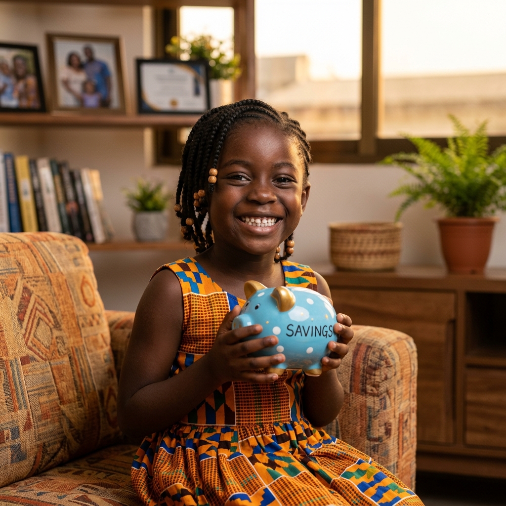 Happy child savings